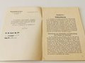 Merkblatt Nr. 25b/26 . Unter anderem " Aufklärung und Bekämpfung russischer Granatwerfer" vom 24.2.43 mit 36 Seiten