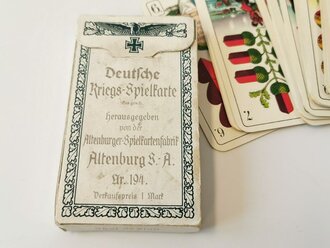 1.Weltkrieg "Deutsche Kriegs Spielkarte" der...
