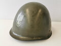 Polen, Stahlhelm Russiches Modell 1940  mit polnischem Innenfutter. Originallack, datiert 1965