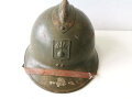 Frankreich 2.Weltkrieg, Stahlhelm Zivilschutz, original lackiert