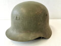 Spanien, Stahlhelm M42, Originallack, ungewöhnliches Innenfutter