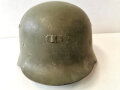 Spanien, Stahlhelm M42, Originallack, ungewöhnliches Innenfutter