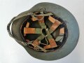 Spanien, Stahlhelm M42, Originallack, ungewöhnliches Innenfutter