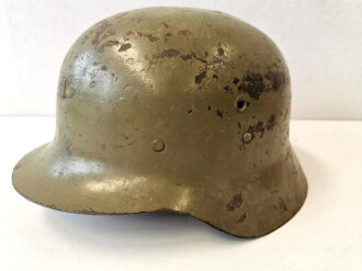 Spanien, Stahlhelm M42, Originallack, ungewöhnliches...