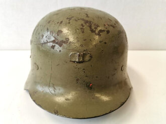 Spanien, Stahlhelm M42, Originallack, ungewöhnliches...