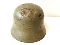 Spanien, Stahlhelm M42, Originallack, ungewöhnliches Innenfutter