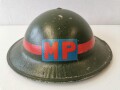 Südafrika, Stahlhelm MKII für Militär Polizei. Innenfutter von Jager Rand 1942