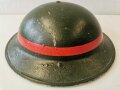 Südafrika, Stahlhelm MKII für Militär Polizei. Innenfutter von Jager Rand 1942