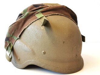 U.S. PASGT Helmet, used, complete. Lieferung nur innerhalb Deutschlands