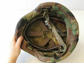 U.S. PASGT Helmet, used, complete. Lieferung nur innerhalb Deutschlands