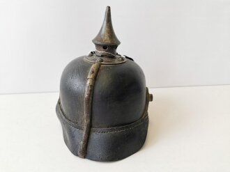 Preußen, Pickelhaube für Mannschaften, ungereinigter Speicherfund