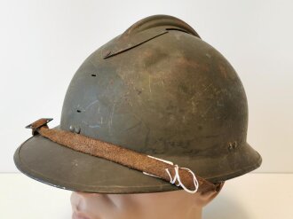 Frankreich, Stahlhelm M26, Originallack, ohne Abzeichen, Außenumfang 67 cm