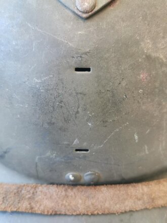 Frankreich, Stahlhelm M26, Originallack, ohne Abzeichen, Außenumfang 67 cm