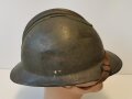 Frankreich, Stahlhelm M26, Originallack, ohne Abzeichen, Außenumfang 67 cm