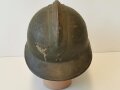 Frankreich, Stahlhelm M26, Originallack, ohne Abzeichen, Außenumfang 67 cm