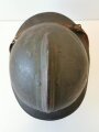 Frankreich, Stahlhelm M26, Originallack, ohne Abzeichen, Außenumfang 67 cm