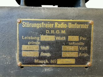 "Störungsfreier Radio Umformer" sicherlich...