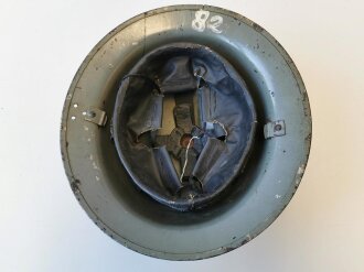 British 1941 dated steel helmet, overpainted