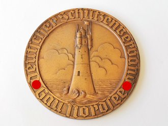 Deutscher Schützenverband Gau Nordsee, Nicht tragbare Siegerplakette anlässlich der Meisterschaften 1941 . Durchmesser 100mm