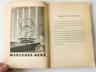 Große Deutsche Kunstausstellung 1942  im Haus der Deutschen Kunst München, Offizieller Ausstellungskatalog, A5