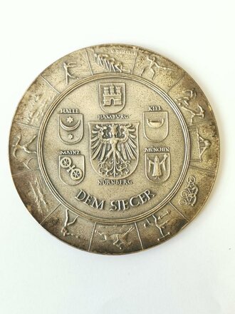 Siegermedaille " Deutsche Kampfspiele 1934" Durchmesser 90mm