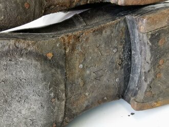 Paar Stiefel für Offiziere der Luftwaffe. Ungeschwärztes Paar, Sohlenlänge 28,5cm. Ungereinigt