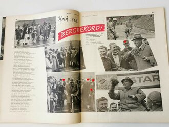 "Motor und Sport" - 02. Oktober 1938 - Heft 40, 50 Seiten, gebraucht, DIN A4