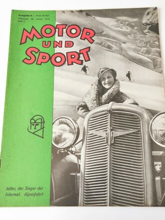 "Motor und Sport" - 28.Januar 1934 - Heft 4, 42...