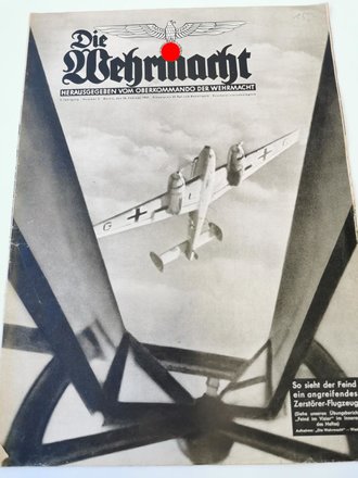 Die Wehrmacht - "So sieht der Feind ein angreifendes Zerstörer-Flugzeug", Nummer 5, 26. Februar 1941