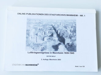 Stadtarchiv Mannheim - Nr. 1, Luftkriegsereignisse in...