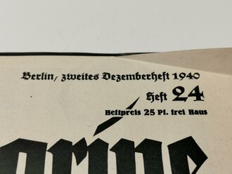 Die Kriegsmarine, Heft 24, zweites Dezemberheft 1940,...