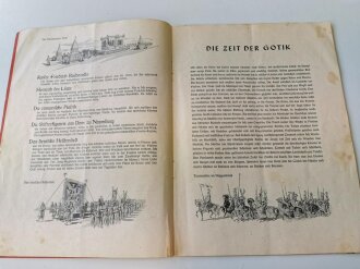 Zweitausend Jahre Deutsche Kultur - Festzug am Tag der Deutschen Kunst zu München 1938, Maße etwas über A5, erste Seite herausgetrennt