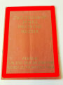 Zweitausend Jahre Deutsche Kultur - Festzug am Tag der Deutschen Kunst zu München 1938, Maße etwas über A5, erste Seite herausgetrennt