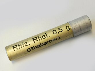 Aluminiumröhrchen "Rhiz. Rhei (...