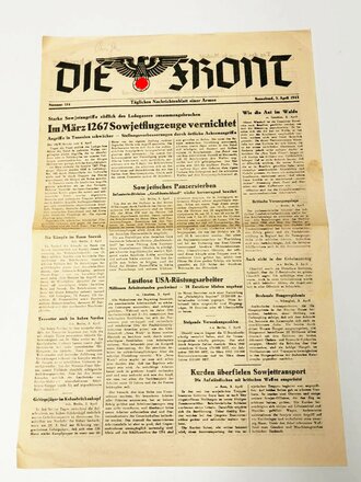 Die Front - Tägliches Nachrichtenblatt der Arrmee...