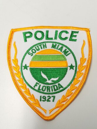 U.S. " Police South Miami Florida" shoulder...