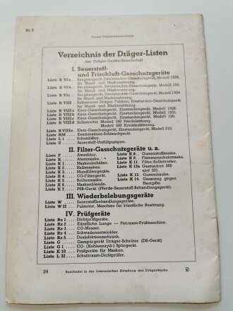 "Drägerwerk Desinfektionschrank" Liste Rz...