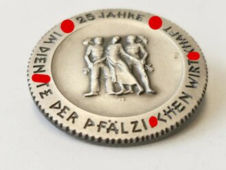 Tragbare Medaille für 25 jährige Mitarbeit in...