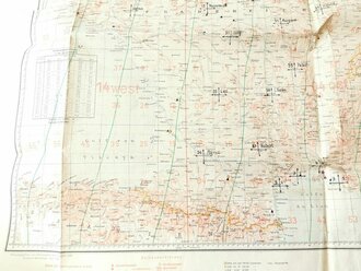 Luftwaffe Luft Navigationskarte in Merkatorprojektion