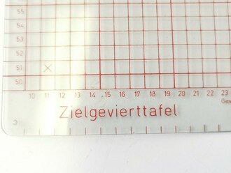 Zielgevierttafel, Hersteller cme 41, gehört in die Tasche KW27