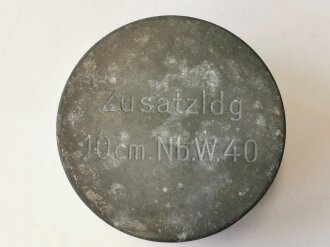 Zinkblechverpackung für " Zusatzladung 10cm Nebel Werfer 40" datiert 1940