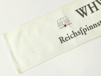 Winterhilfswerk Gau Bayr. Ostmark, Armbinde "WHW Reichsspinnstoffsammlung"