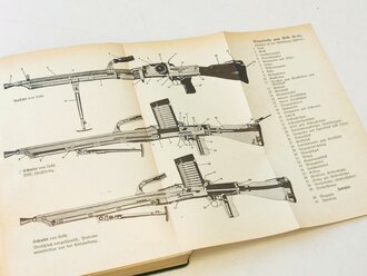 Polizei III.Reich " Waffentechnischer Leitfaden für die Ordnungspolizei" datiert 1941. Komplett, eher schlechter Zustand