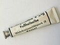 Tube "Fußheilsalbe" Wehrmacht NUR FÜR DEKOZWECKE