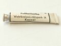 Tube "Fußheilsalbe" Wehrmacht NUR FÜR DEKOZWECKE