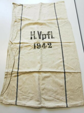 Grosser Sack für Heeresverpflegung datiert 1942, gebrauchtes Stück