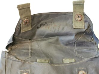 Tasche für die Gasplane der Wehrmacht, gummierte Ausführung