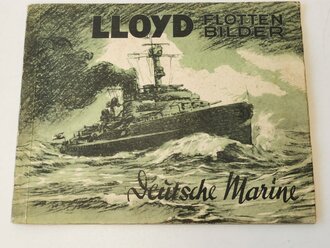 Sammelbilderalbum Lloyd Flottenbilder "Deutsche Marine" komplett