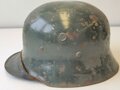 Stahlhelm Luftschutz un ungereinigtem Zundzustand