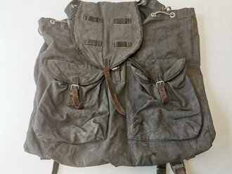 Rucksack  Luftwaffe, getragenes, ungereinigtes Stück, datiert 1939